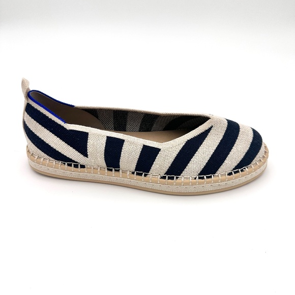 NEW Rothy's Slip On Shoes Navy Blue The Espadrille Flat Women's Size 11 - Picture 1 of 11